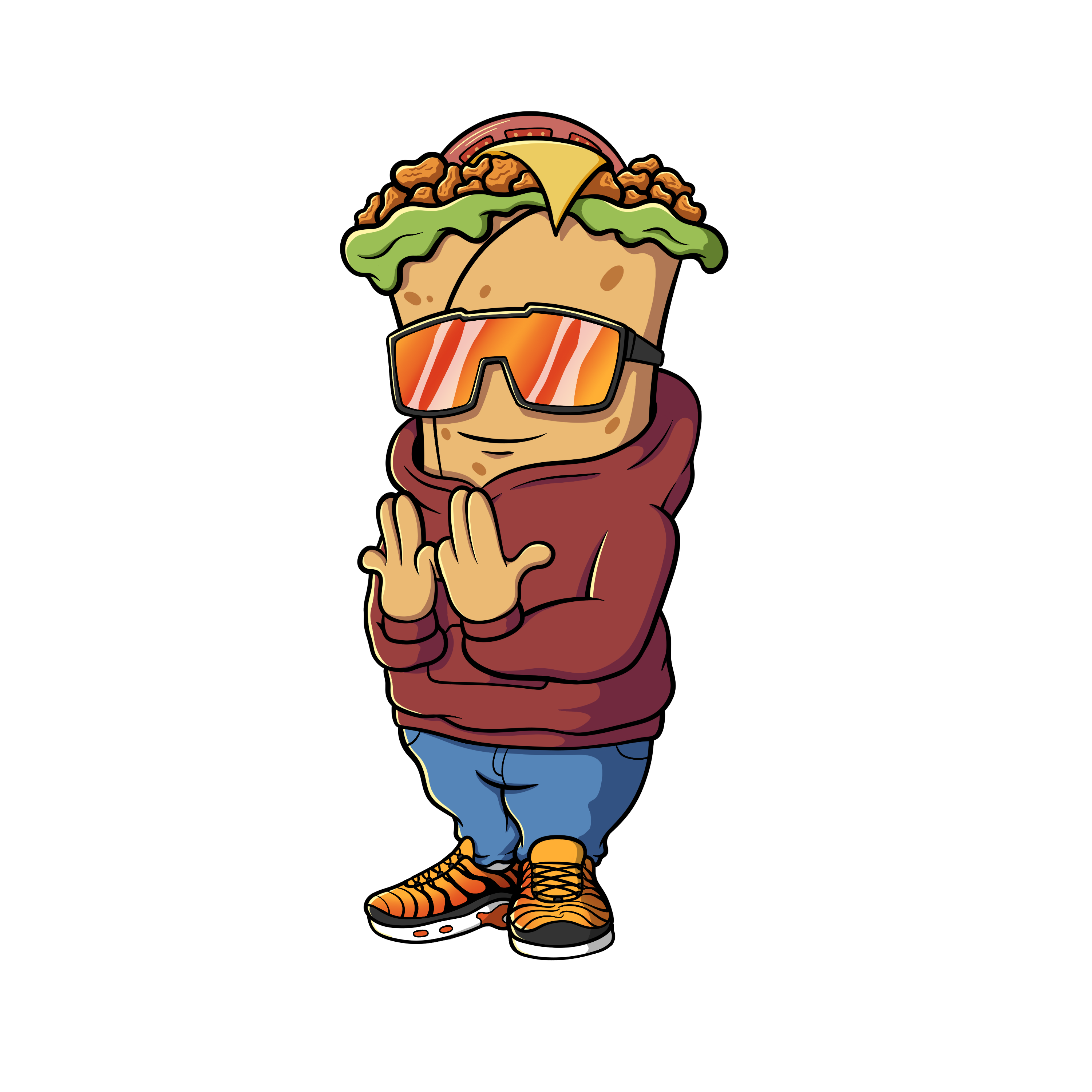 Mascotte Pontet Fwencheese